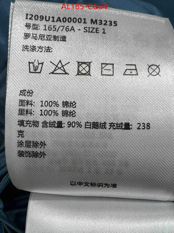 Down jacket Men-Moncler replcia cheap from china ID: CG84 $: 185USD