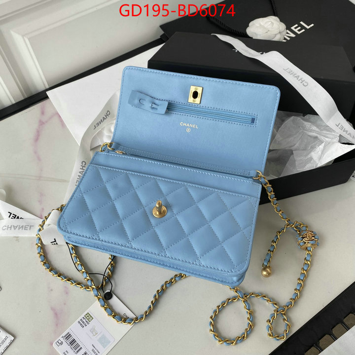 Chanel Bags(TOP)-Diagonal- practical and versatile replica designer ID: BD6074 $: 195USD