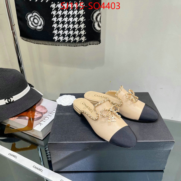 Women Shoes-Chanel luxury cheap replica ID: SO4403 $: 115USD