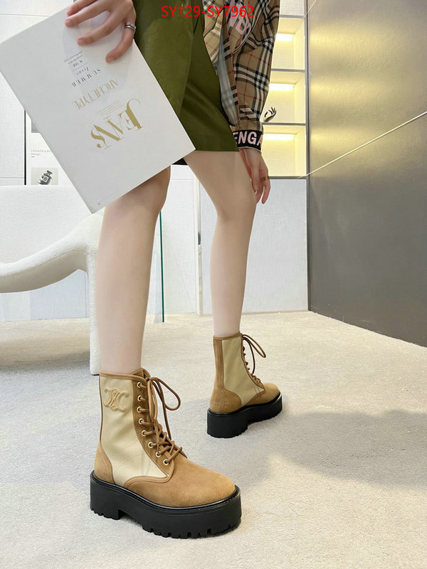 Women Shoes-Boots top grade ID: SY7962 $: 129USD