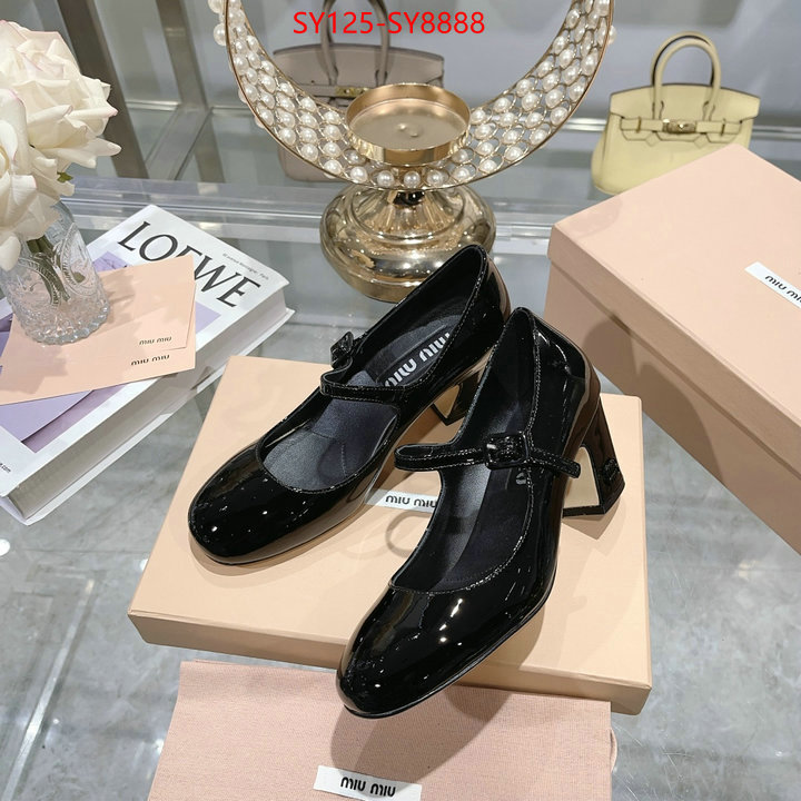 Women Shoes-Miu Miu what are the best replica ID: SY8888 $: 125USD