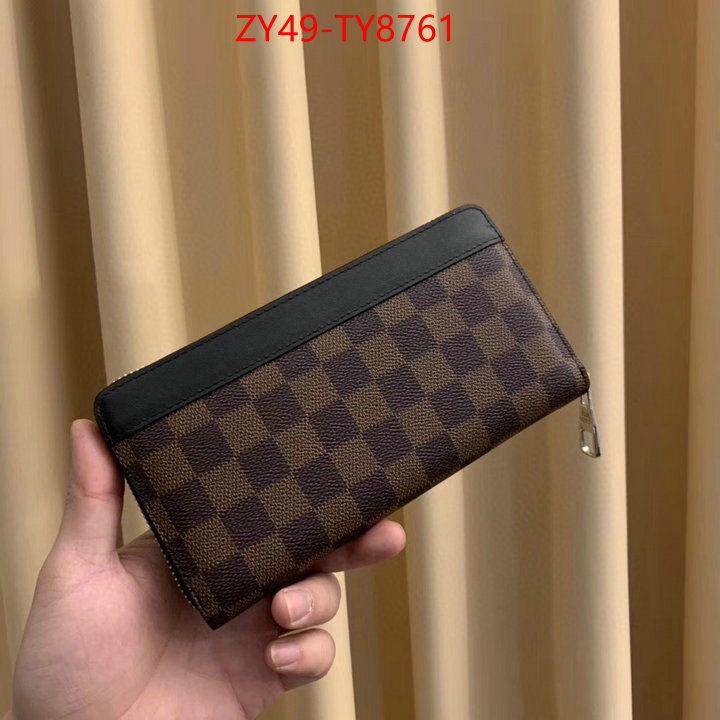 LV Bags(4A)-Wallet designer 1:1 replica ID: TY8761 $: 49USD