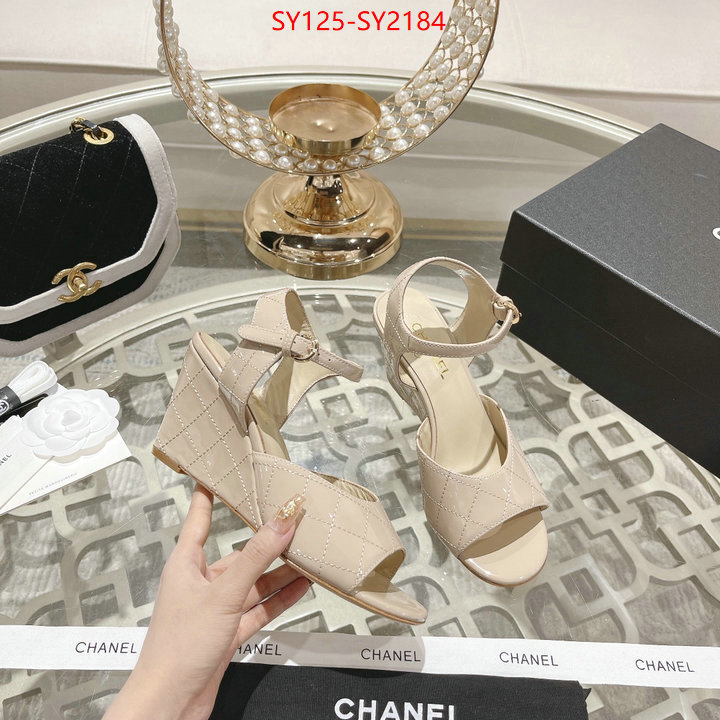 Women Shoes-Chanel how to start selling replica ID: SY2184 $: 125USD