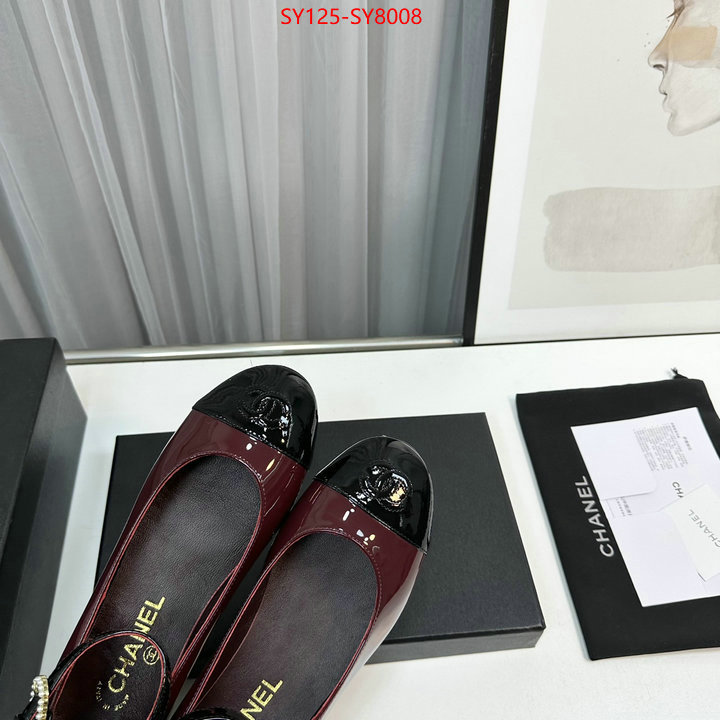 Women Shoes-Chanel what are the best replica ID: SY8008 $: 125USD