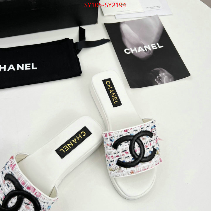 Women Shoes-Chanel shop designer replica ID: SY2194 $: 105USD