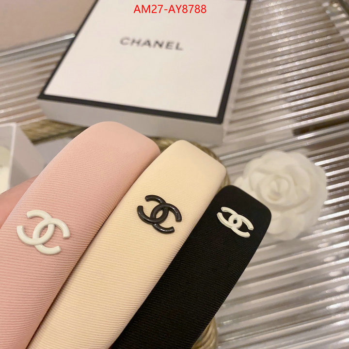 Hair band-Chanel 2023 replica wholesale cheap sales online ID: AY8788 $: 27USD