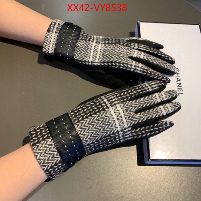 Gloves-Chanel high quality aaaaa replica ID: VY8538 $: 42USD