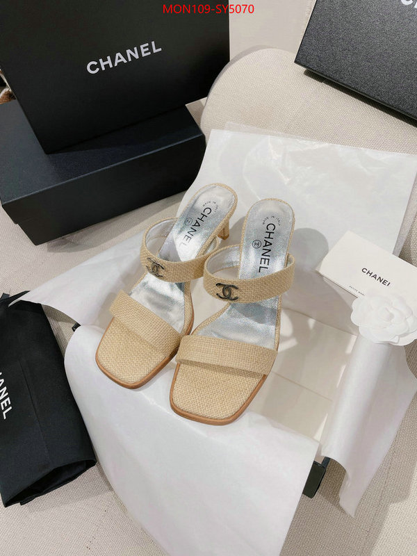 Women Shoes-Chanel wholesale imitation designer replicas ID: SY5070 $: 109USD