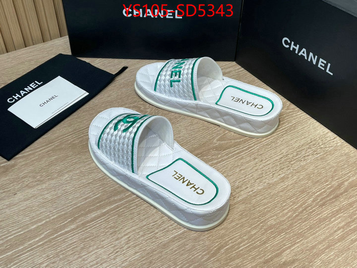 Women Shoes-Chanel luxury cheap ID: SD5343 $: 105USD