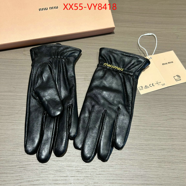 Gloves-Miu Miu replica 1:1 high quality ID: VY8418 $: 55USD