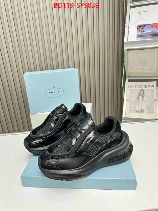 Men shoes-Prada quality aaaaa replica ID: SY9039 $: 119USD