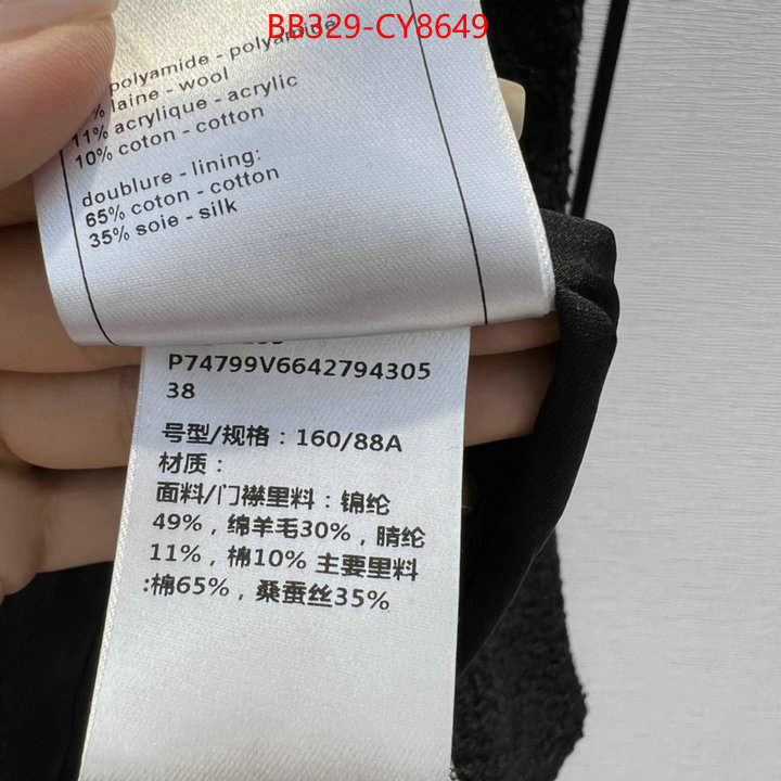 Clothing-Chanel luxury fake ID: CY8649 $: 329USD