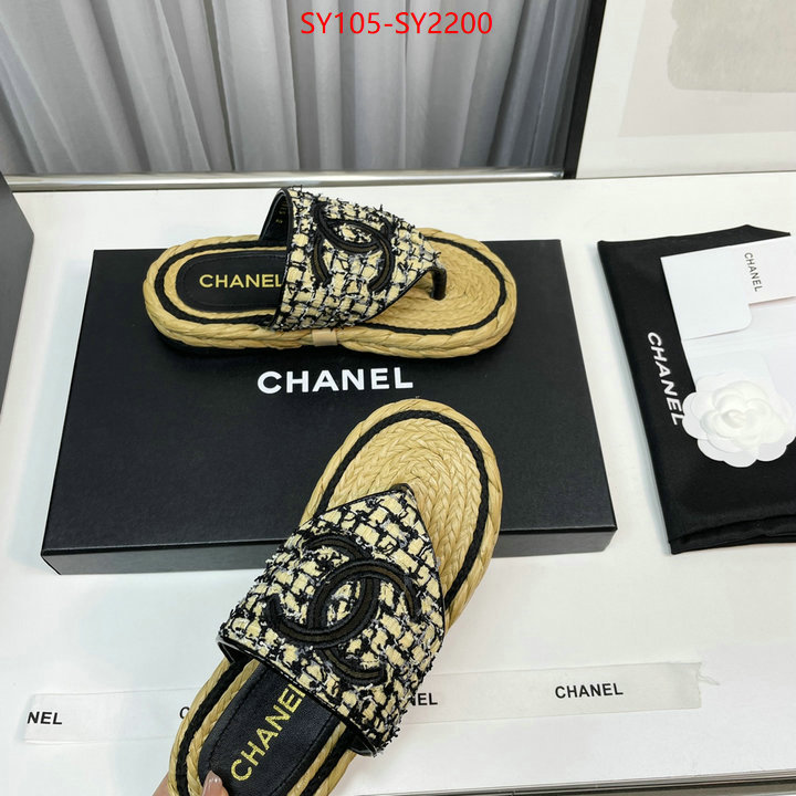 Women Shoes-Chanel aaaaa+ replica ID: SY2200 $: 105USD