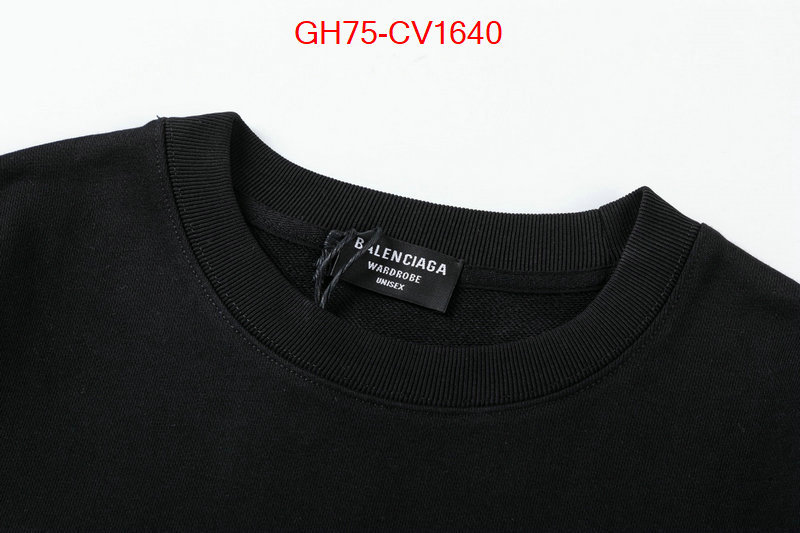 Clothing-Balenciaga high quality perfect ID: CV1640 $: 75USD