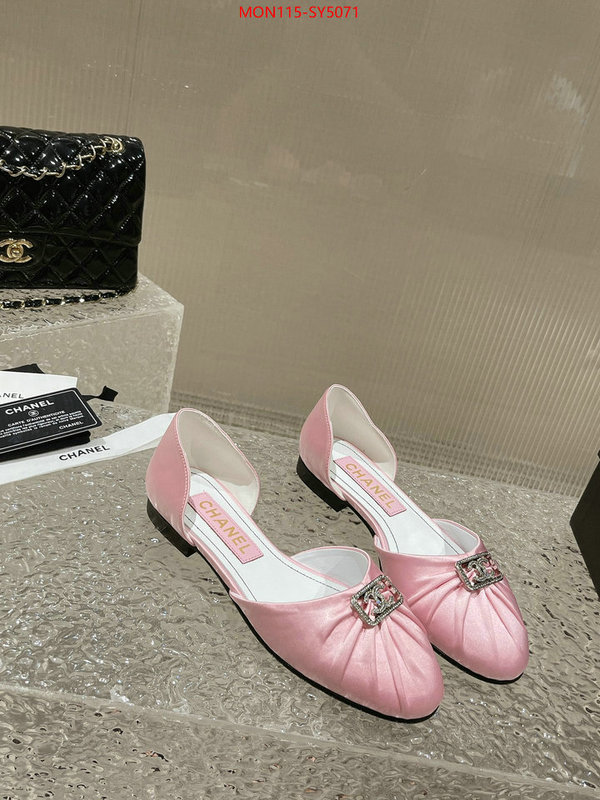 Women Shoes-Chanel shop the best high authentic quality replica ID: SY5071 $: 115USD