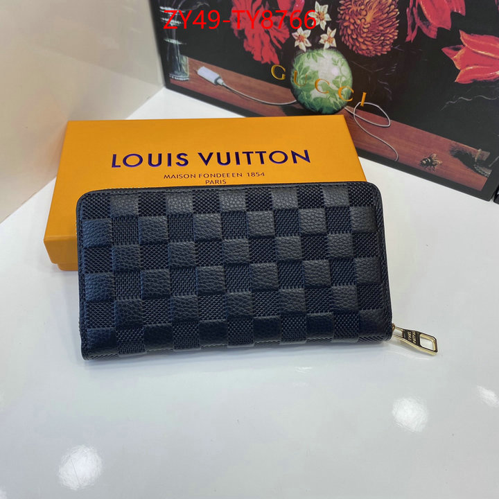 LV Bags(4A)-Wallet aaaaa class replica ID: TY8766 $: 49USD