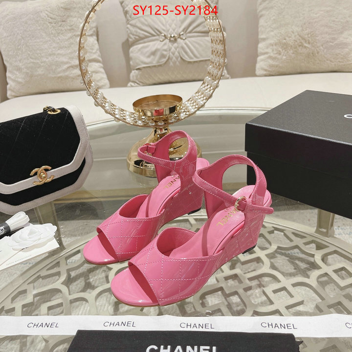 Women Shoes-Chanel how to start selling replica ID: SY2184 $: 125USD