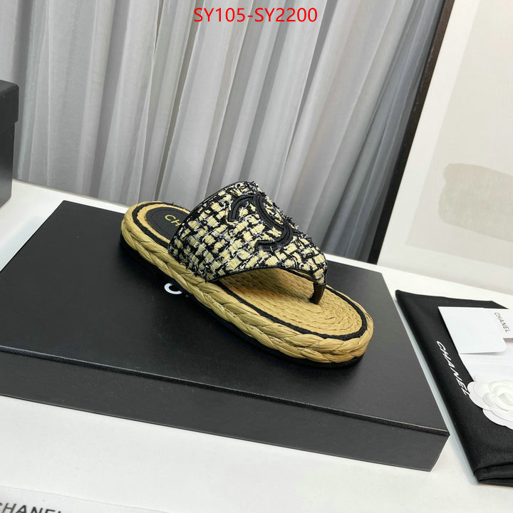 Women Shoes-Chanel aaaaa+ replica ID: SY2200 $: 105USD