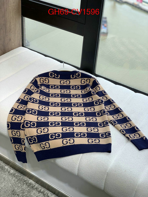 Clothing-Gucci buy the best high quality replica ID: CV1596 $: 69USD