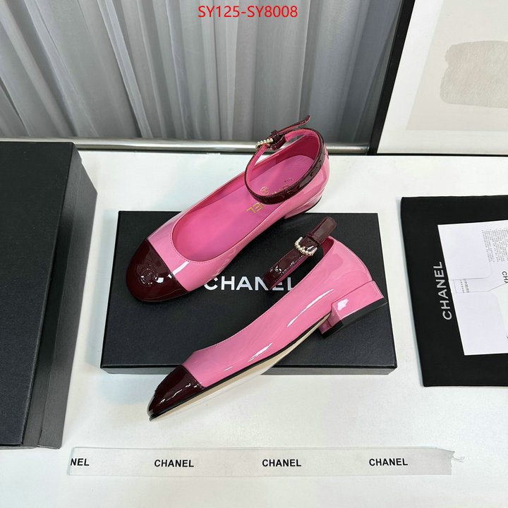 Women Shoes-Chanel what are the best replica ID: SY8008 $: 125USD