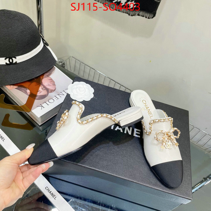 Women Shoes-Chanel luxury cheap replica ID: SO4403 $: 115USD