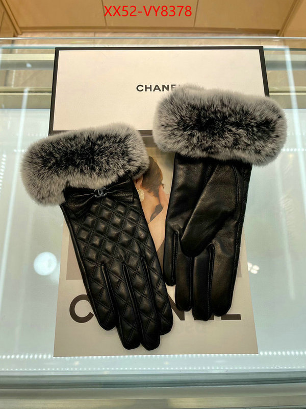 Gloves-Chanel online store ID: VY8378 $: 52USD