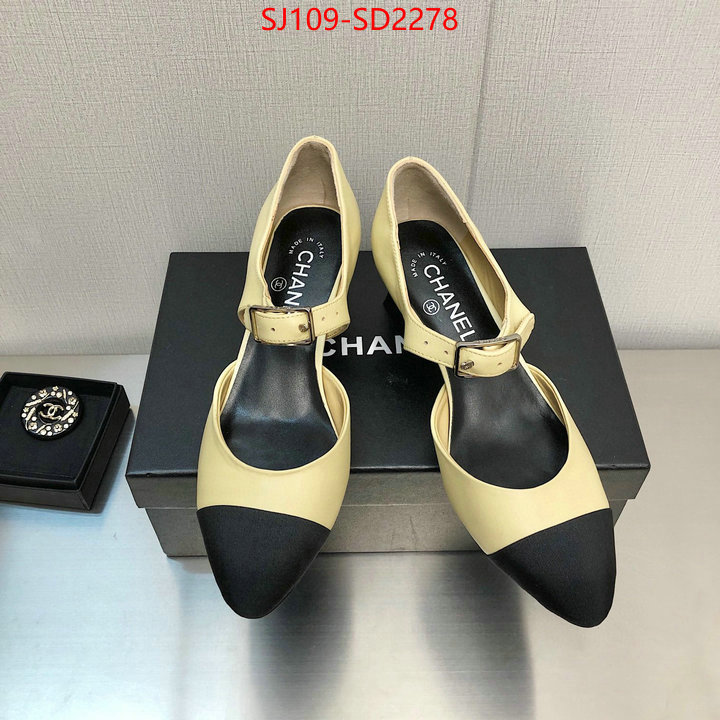 Women Shoes-Chanel fake cheap best online ID: SD2278 $: 109USD