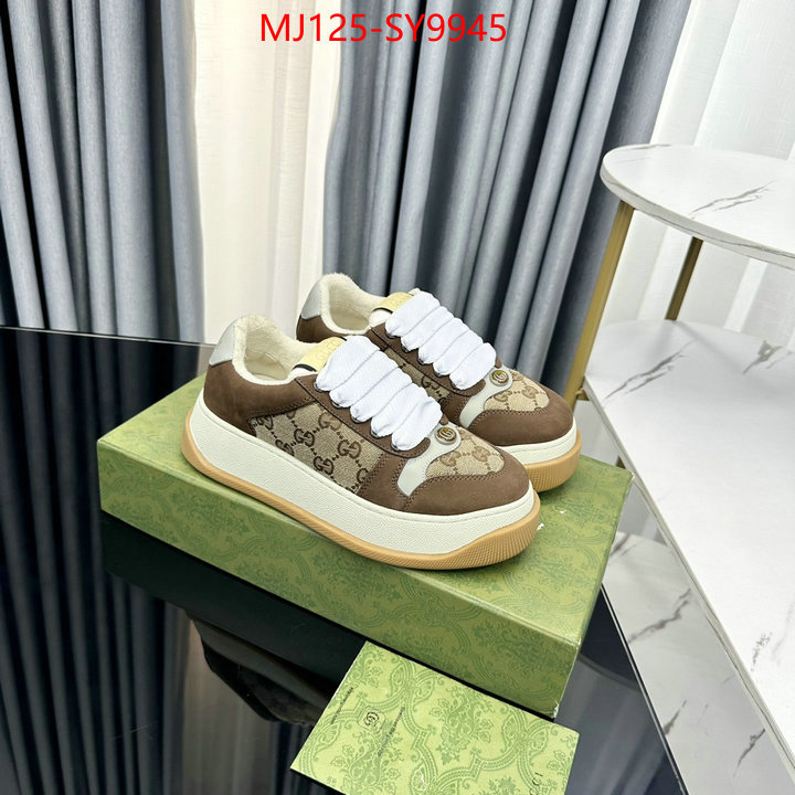 Men Shoes-Gucci cheap ID: SY9945 $: 125USD