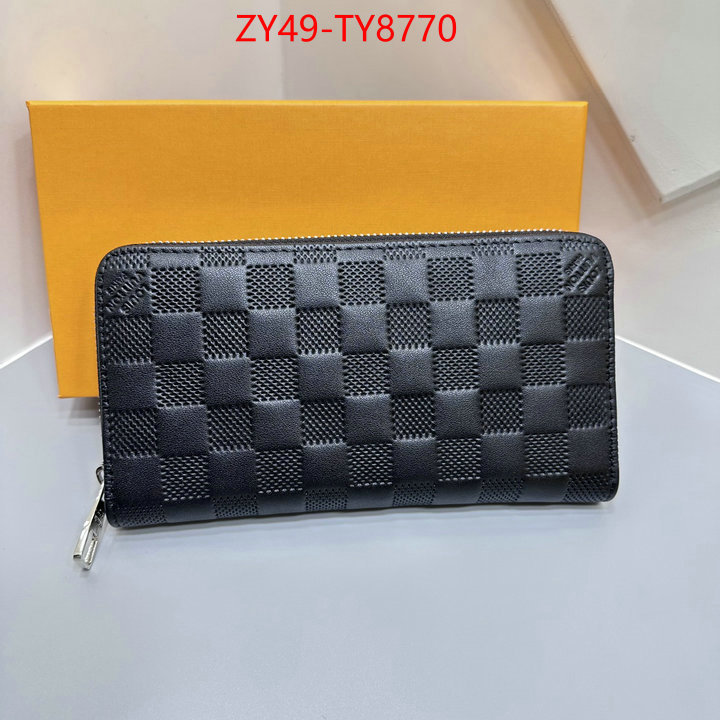 LV Bags(4A)-Wallet what is a counter quality ID: TY8770 $: 49USD