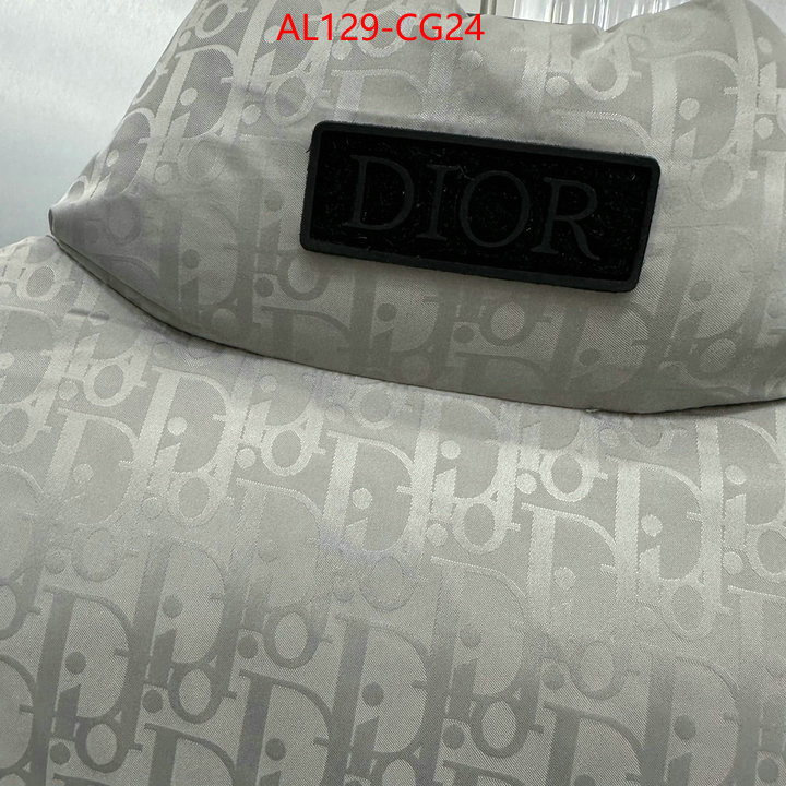 Down jacketMen-Dior replcia cheap ID: CG24 $: 129USD