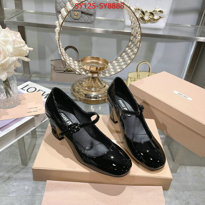 Women Shoes-Miu Miu what are the best replica ID: SY8888 $: 125USD