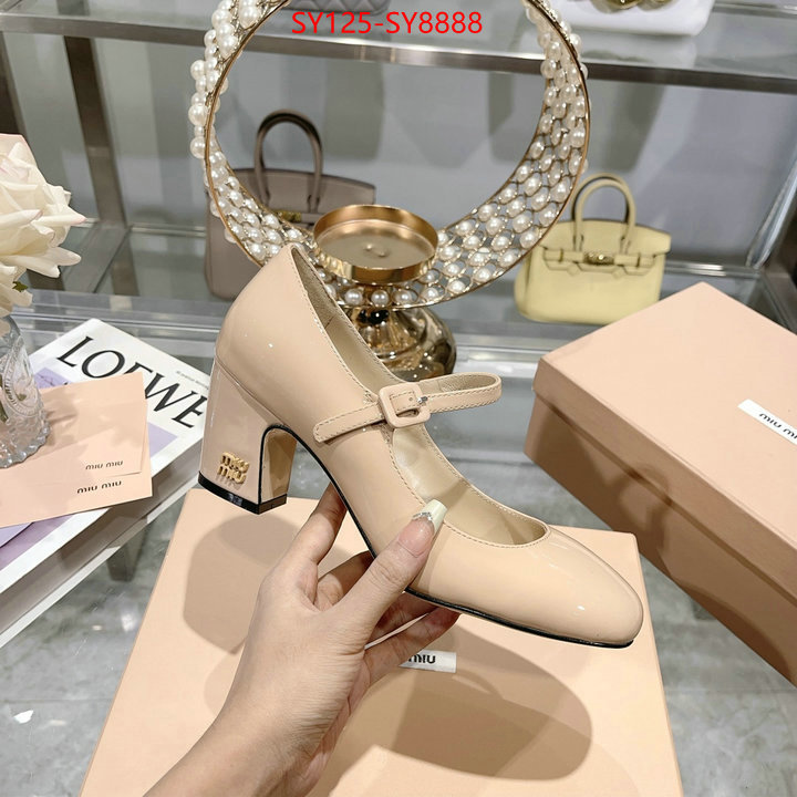 Women Shoes-Miu Miu what are the best replica ID: SY8888 $: 125USD