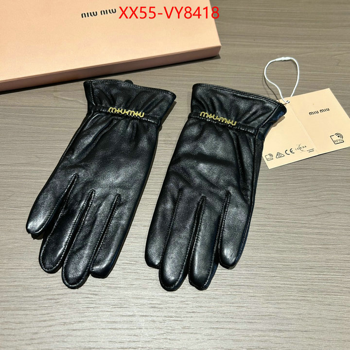 Gloves-Miu Miu replica 1:1 high quality ID: VY8418 $: 55USD