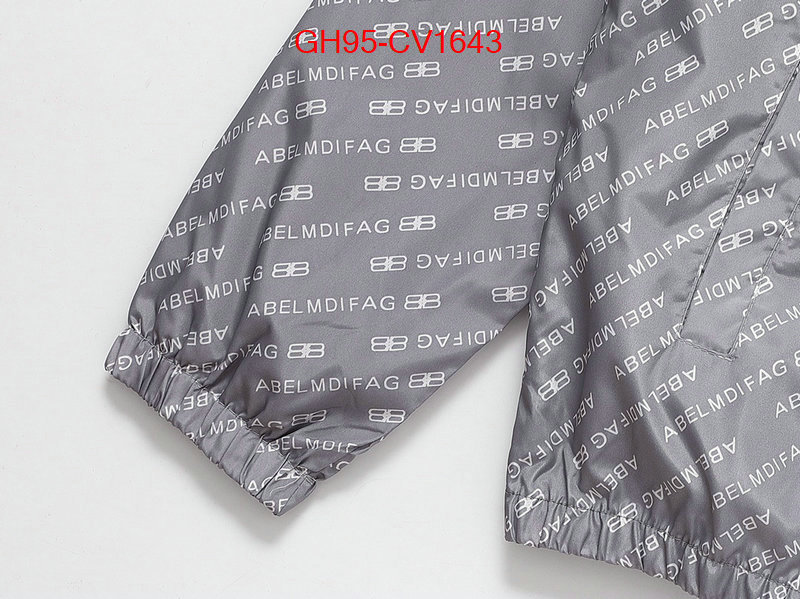 Clothing-Balenciaga replica for cheap ID: CV1643 $: 95USD