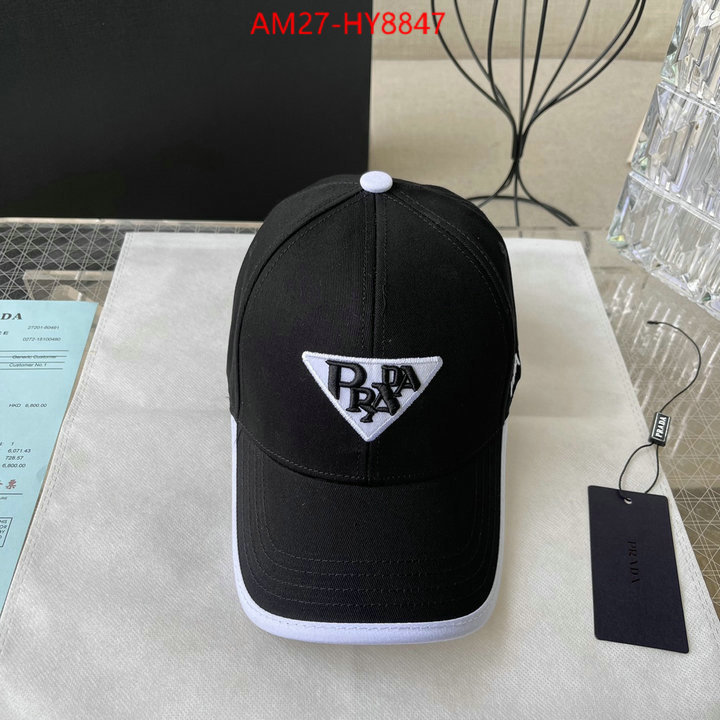 Cap (Hat)-Prada luxury 7 star replica ID: HY8847 $: 27USD