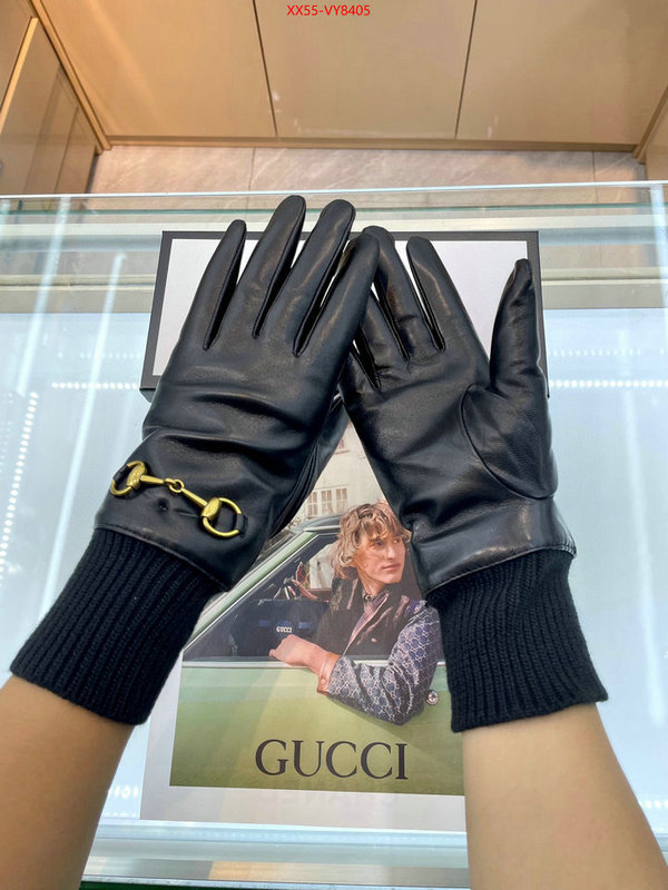 Gloves-Gucci how quality ID: VY8405 $: 55USD