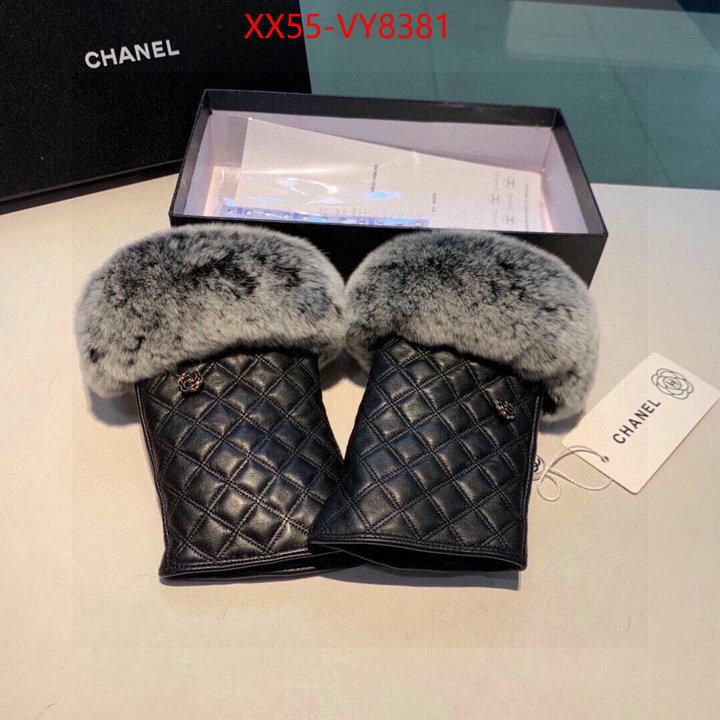 Gloves-Chanel replcia cheap ID: VY8381 $: 55USD