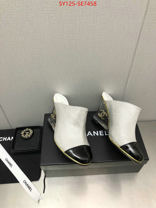 Women Shoes-Chanel where quality designer replica ID: SE7458 $: 125USD