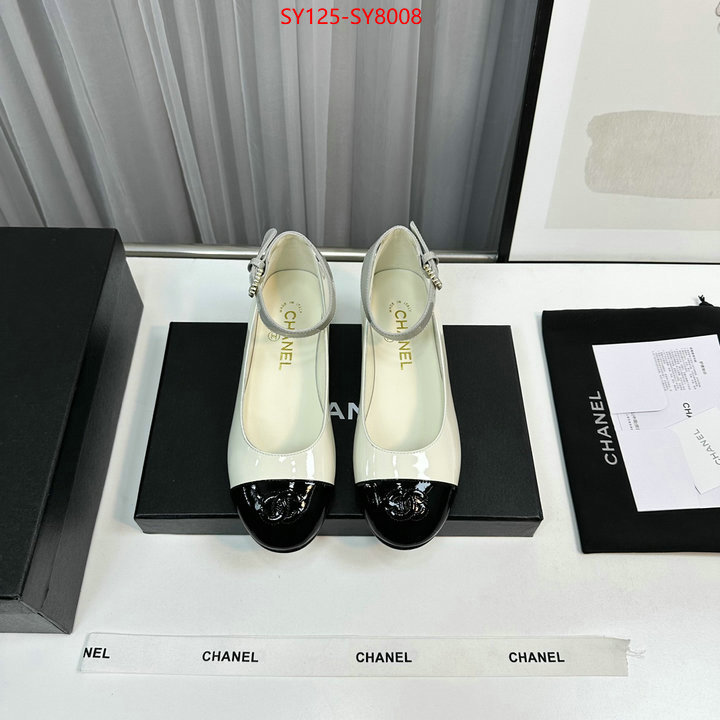 Women Shoes-Chanel buying replica ID: SY8008 $: 125USD