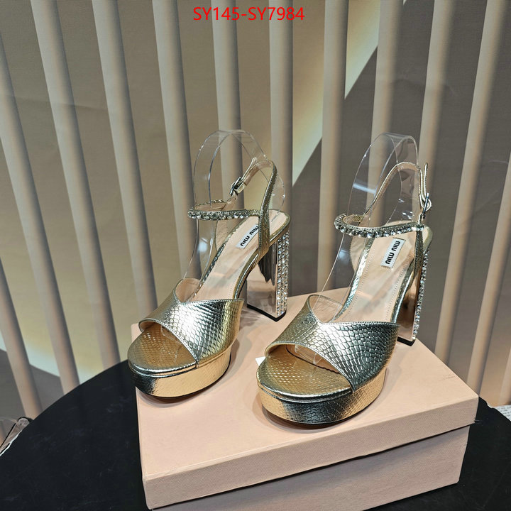 Women Shoes-Miu Miu hot sale ID: SY7984 $: 145USD