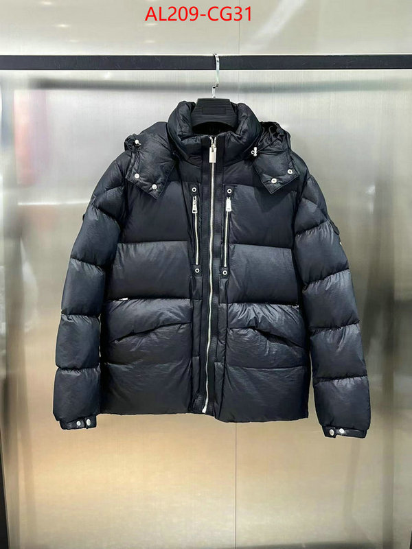 Down jacket Men-Moncler top quality fake ID: CG31 $: 209USD