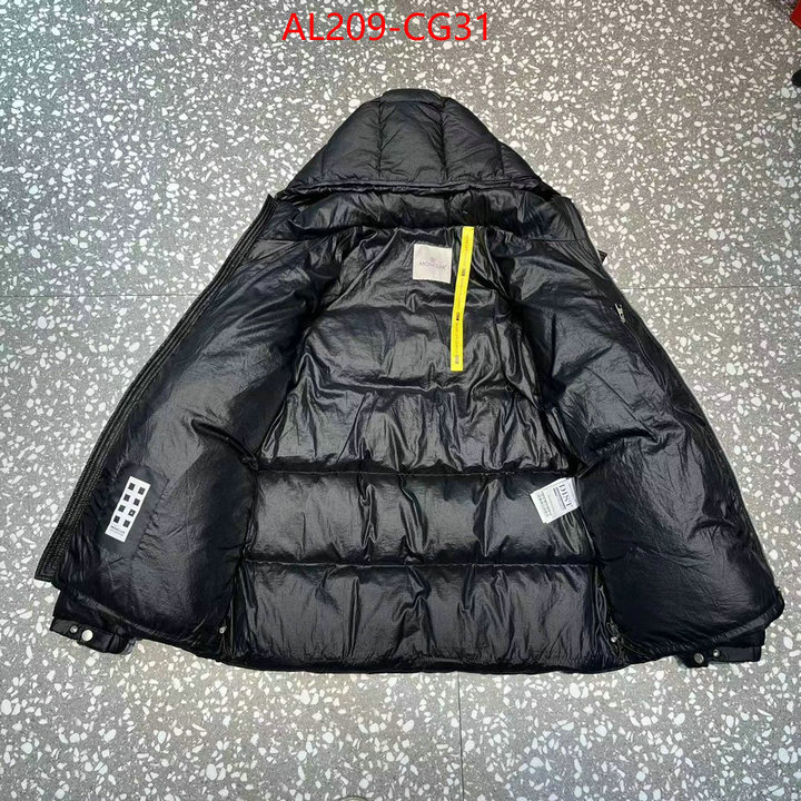 Down jacket Men-Moncler top quality fake ID: CG31 $: 209USD