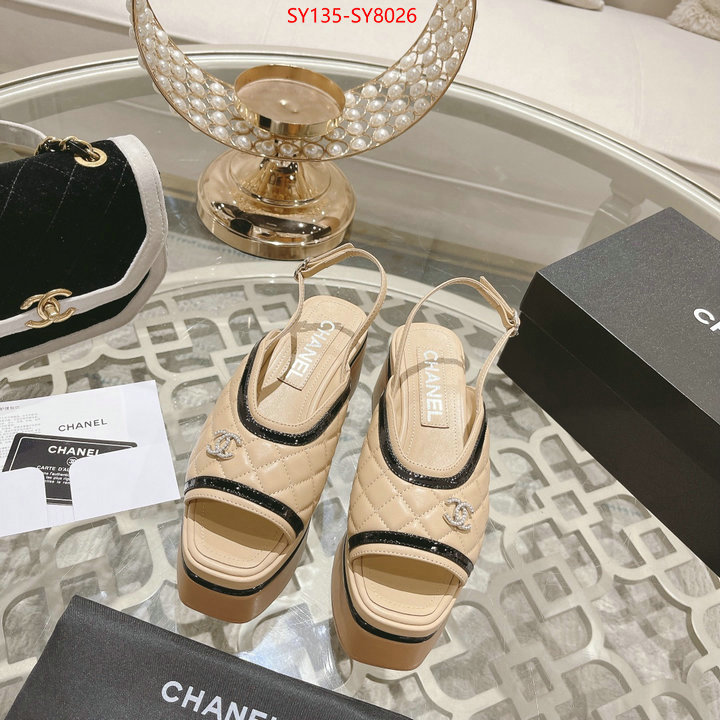 Women Shoes-Chanel perfect replica ID: SY8026 $: 135USD