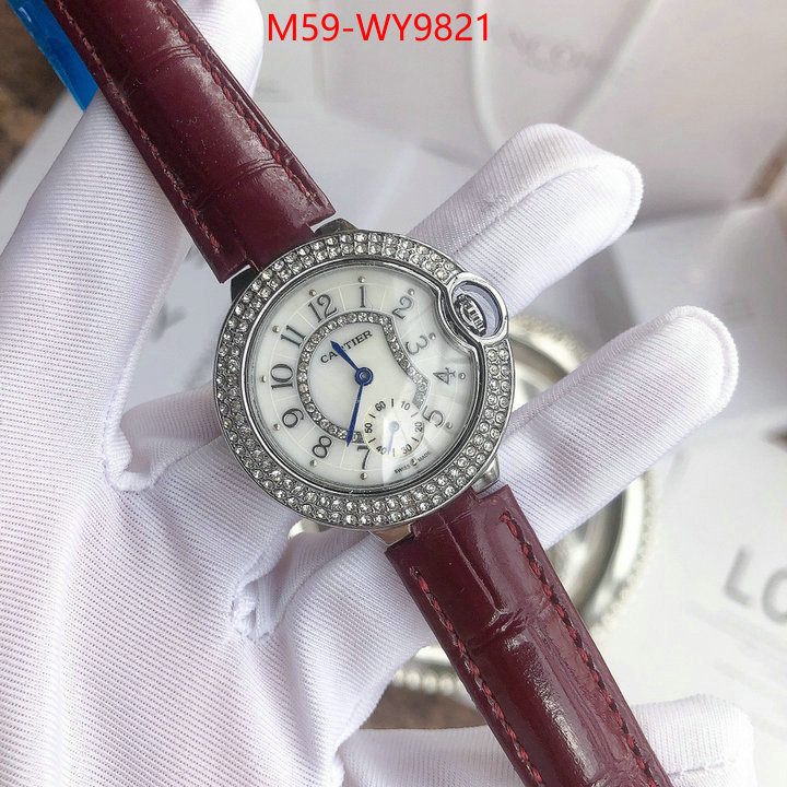 Watch(4A)-Cartier where can i find ID: WY9821 $: 59USD