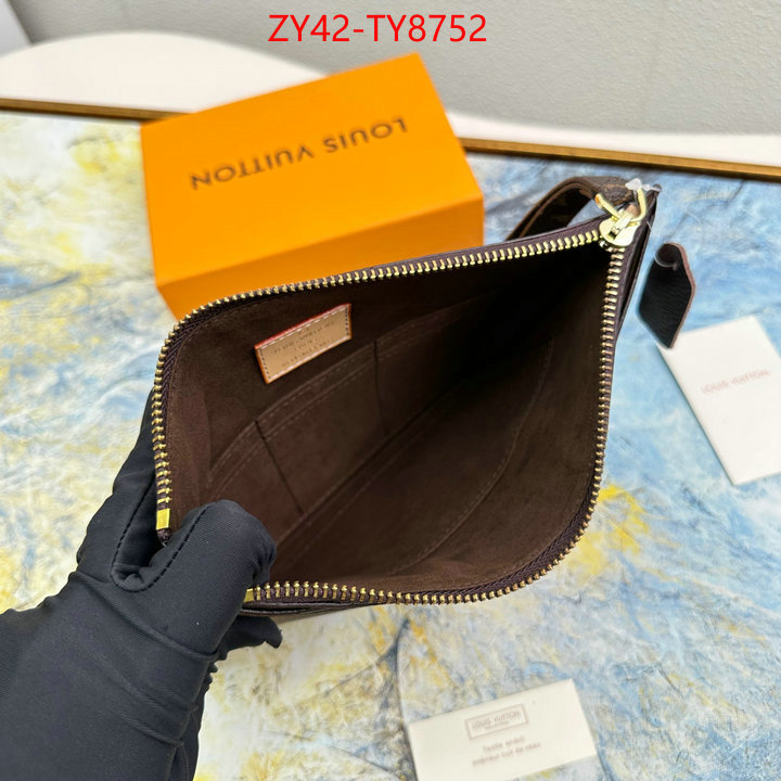 LV Bags(4A)-Wallet wholesale designer shop ID: TY8752 $: 42USD