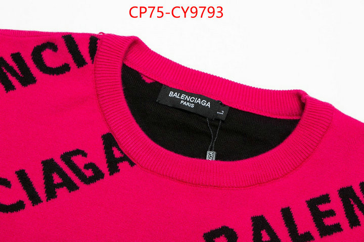 Clothing-Balenciaga shop designer replica ID: CY9793 $: 75USD