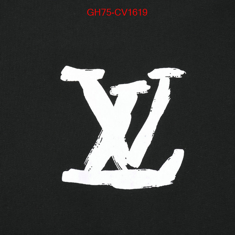 Clothing-LV outlet 1:1 replica ID: CV1619 $: 75USD