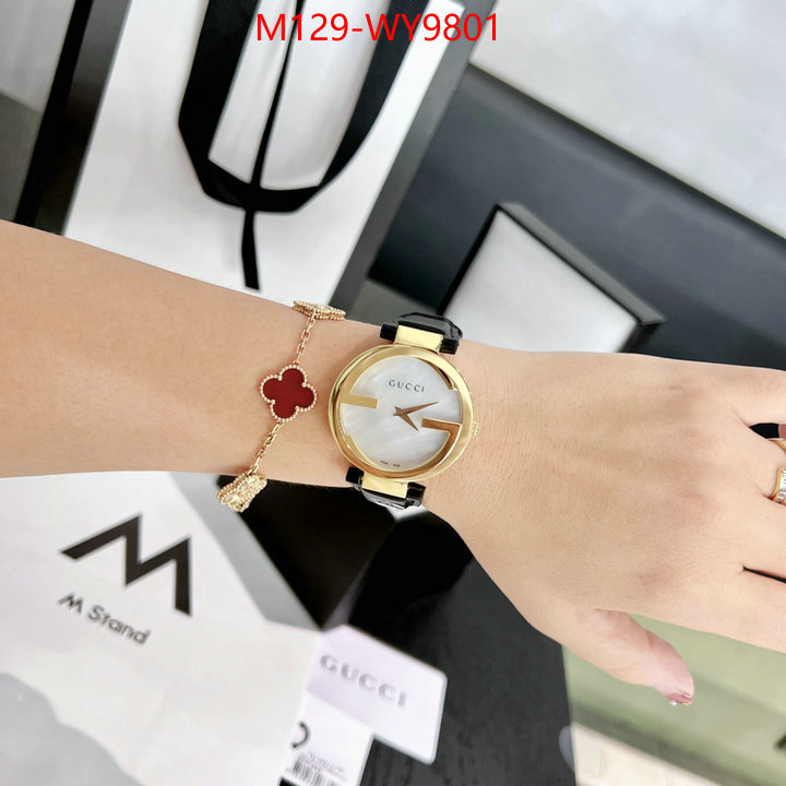 Watch(4A)-Gucci wholesale designer shop ID: WY9801 $: 129USD