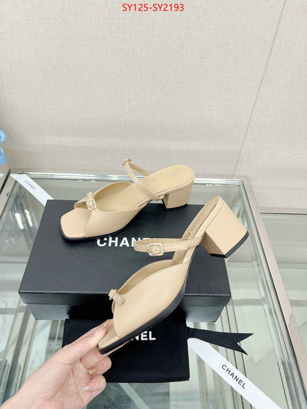 Women Shoes-Chanel aaaaa replica ID: SY2193 $: 125USD