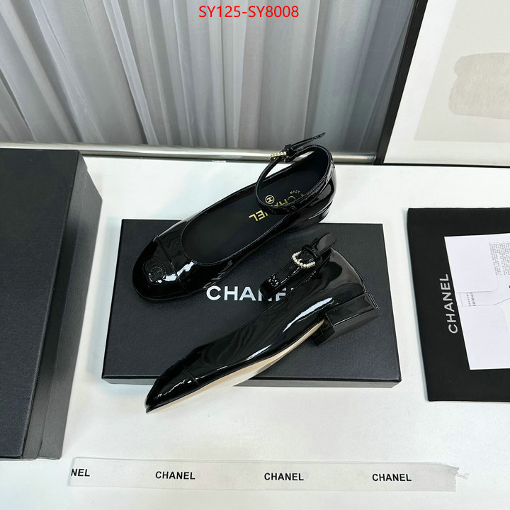 Women Shoes-Chanel buying replica ID: SY8008 $: 125USD